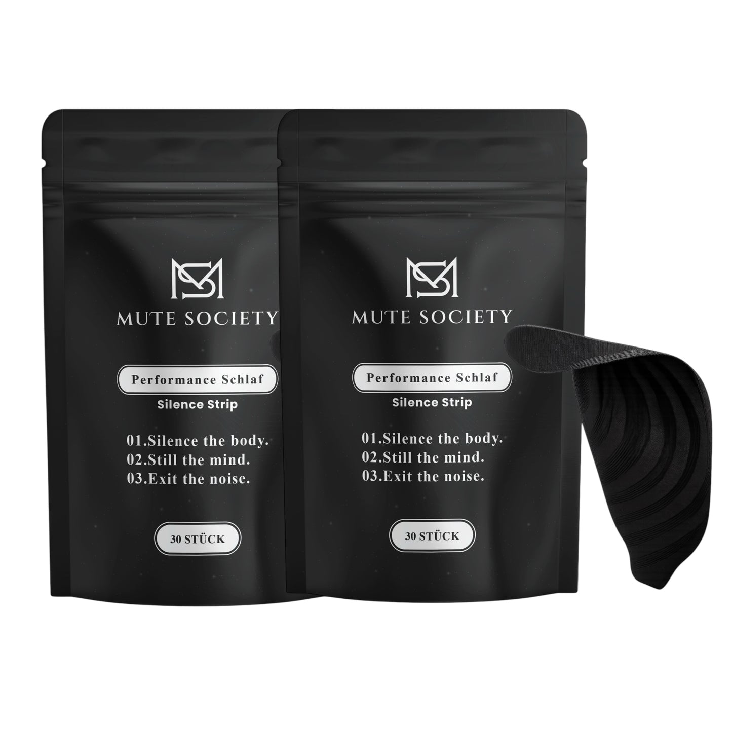 2er Pack Mute Society Performance Schlaf Mundpflaster
