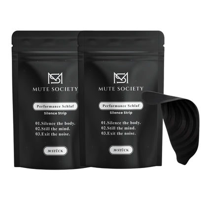 2er Pack Mute Society Performance Schlaf Mundpflaster