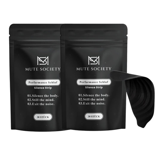2er Pack Mute Society Performance Schlaf Mundpflaster